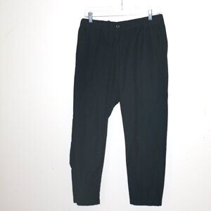 FOREVER 21 MEN’S CASUAL BLACK PANTS-MEDIUM